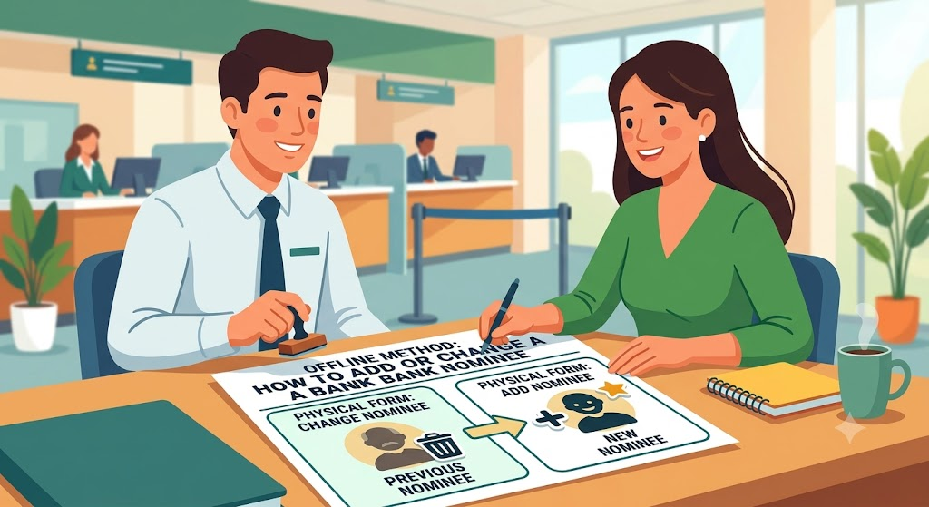 Offline Method to Add or Change a Bank Nominee