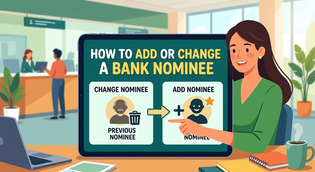 How to Add or Change a Bank Nominee